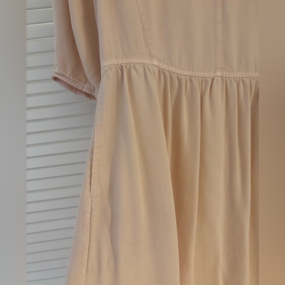 Everlane Cream Midi Dress - Picture 3 of 5